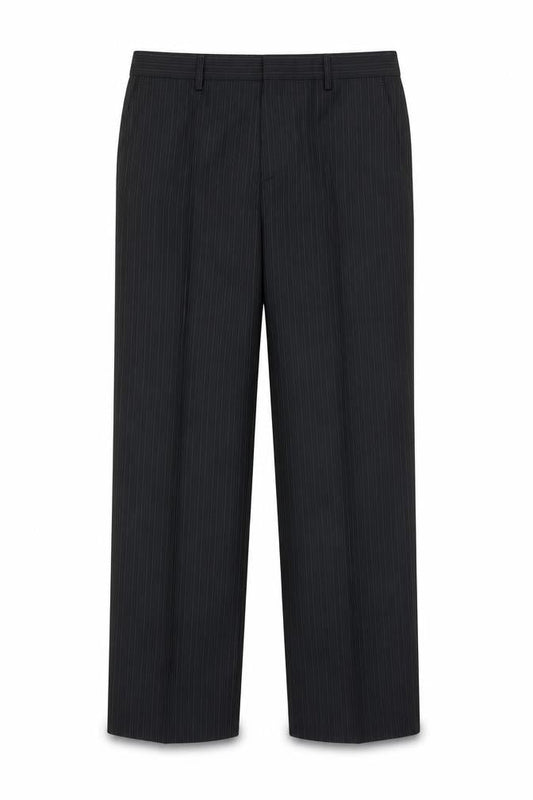 St. George by Duffer Boys Black Pinstripe Dress Trousers 15 Years Formal School