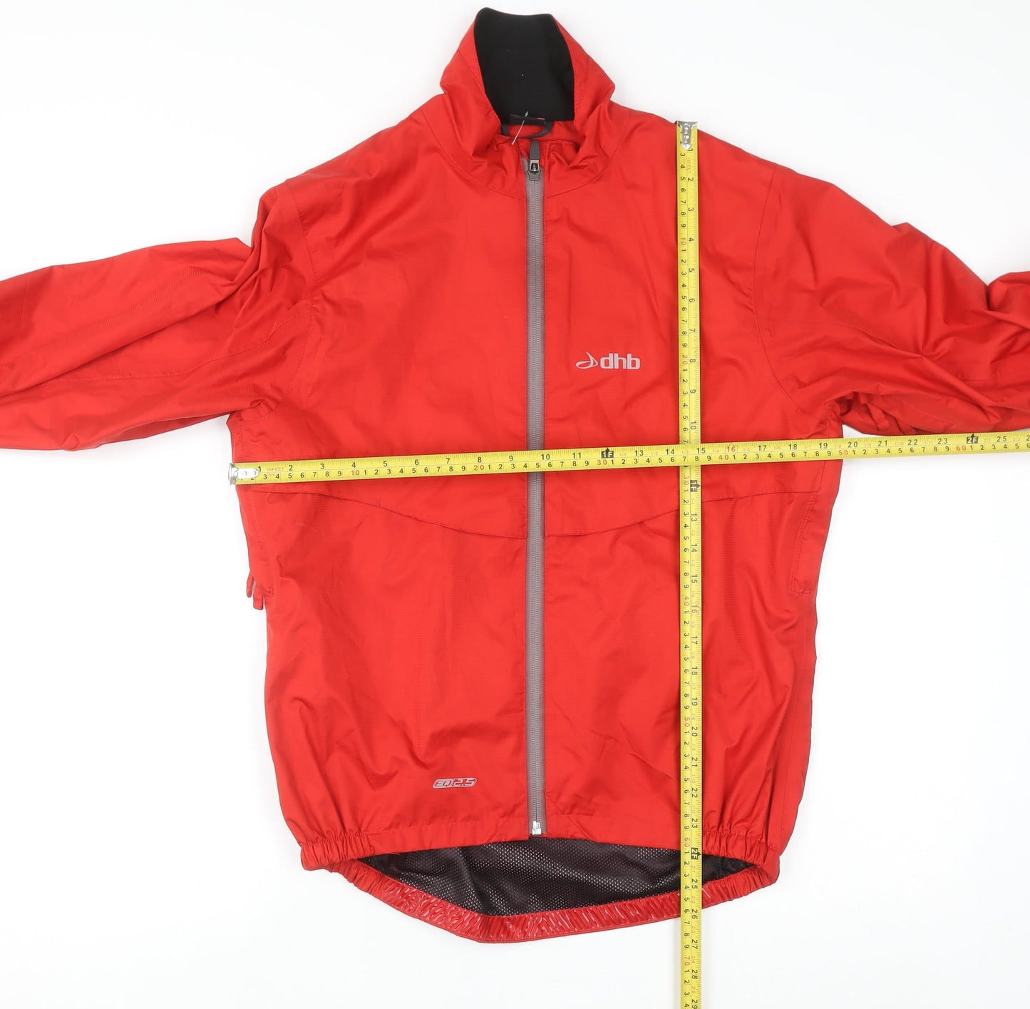 dhb Men's Red Windproof Cycling Jacket M Reflective Lightweight