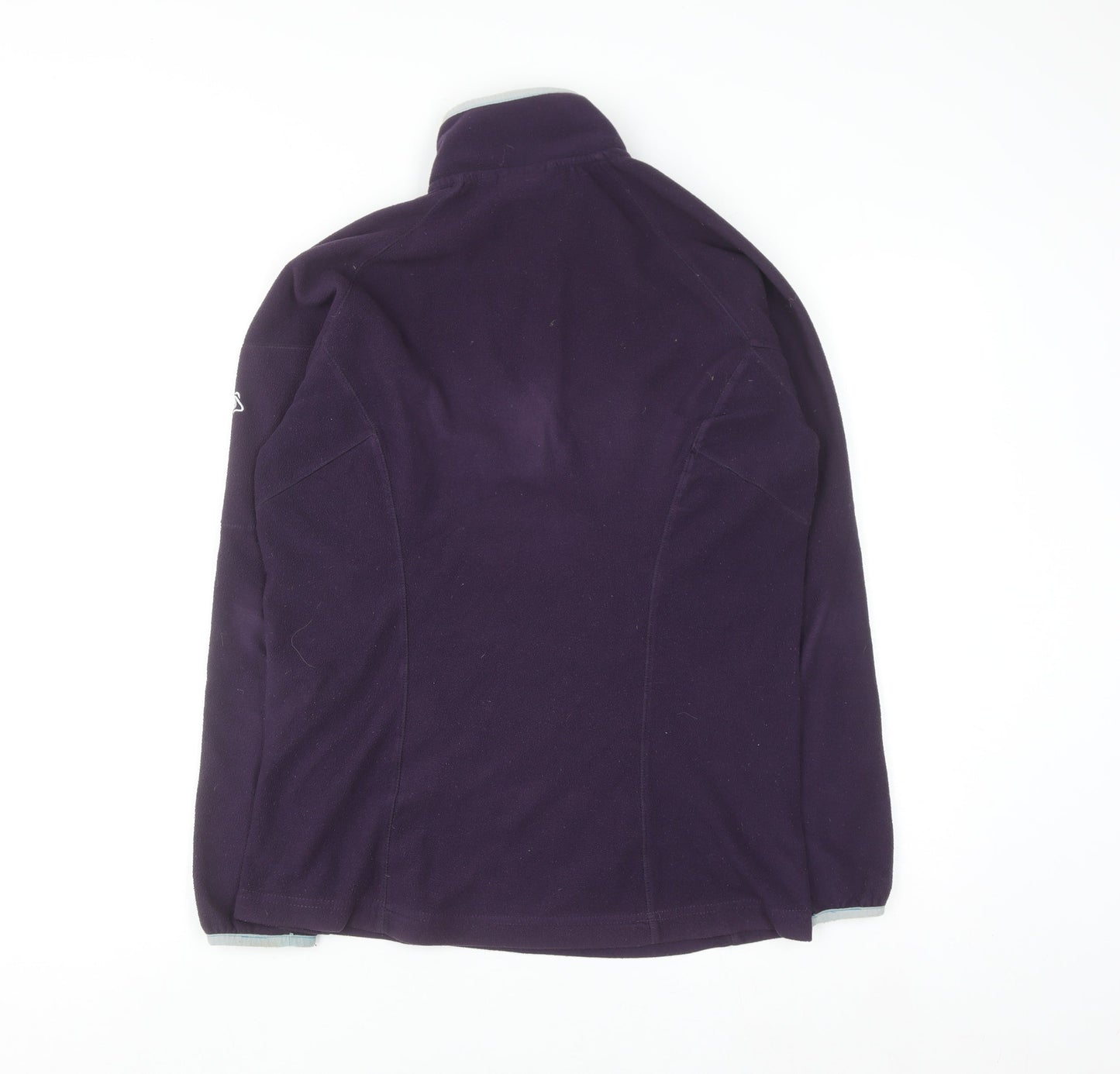 Craghoppers Women's Purple 1/2 Zip Fleece Pullover UK 12