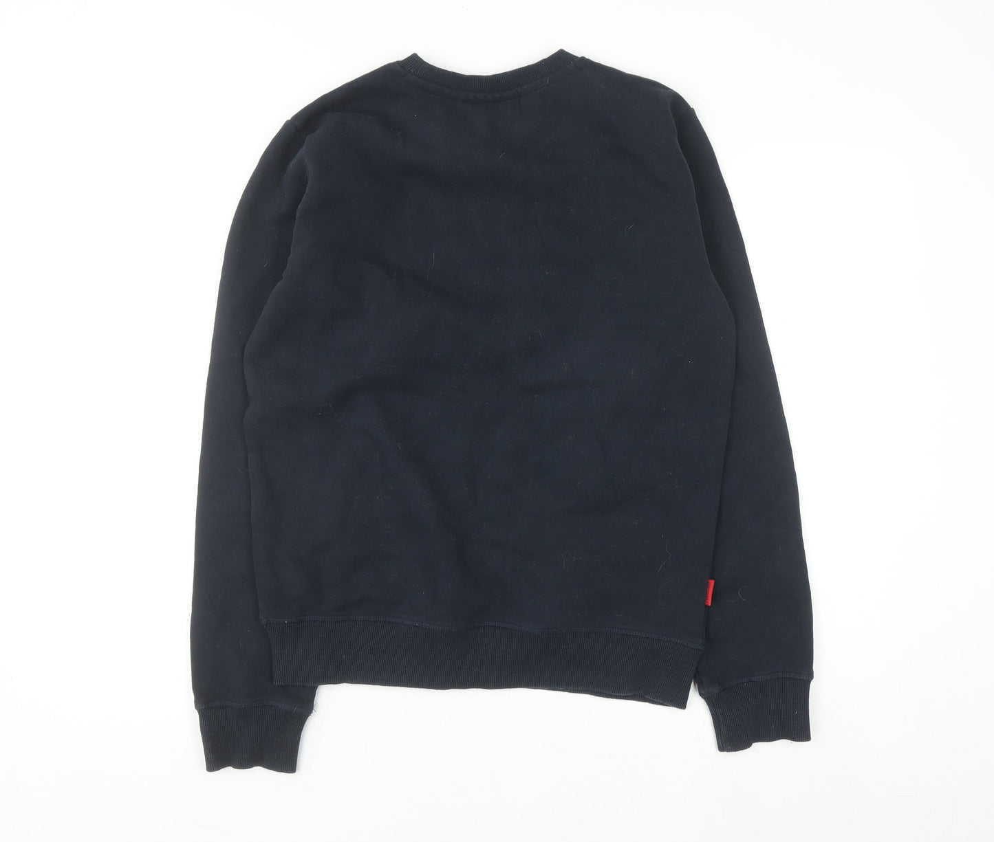 Superdry Men's Blue Pullover Sweatshirt M Crew Neck Fleece