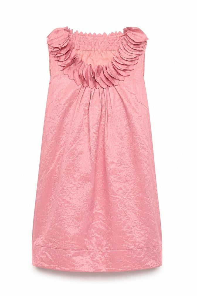 Tsega Women Pink Sleeveless Shift Party Dress M
