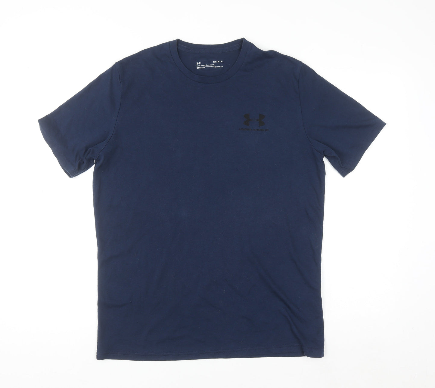 Under Armour Men's Blue HeatGear Short Sleeve Sports T-Shirt M