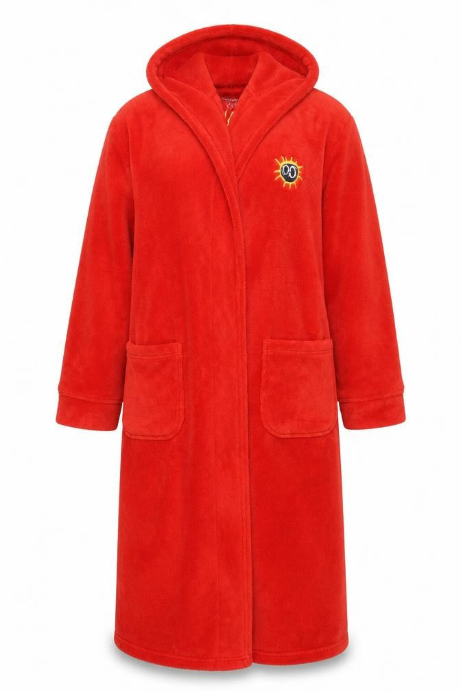 Primark Scream Red Hooded Robe M-L Fleece Men's Nightwear