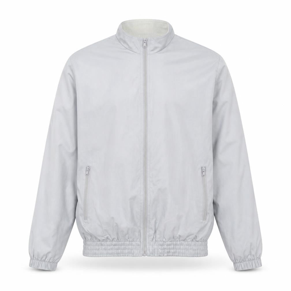 Marks & Spencer Mens Grey 40in Bomber Jacket Full Zip Vintage