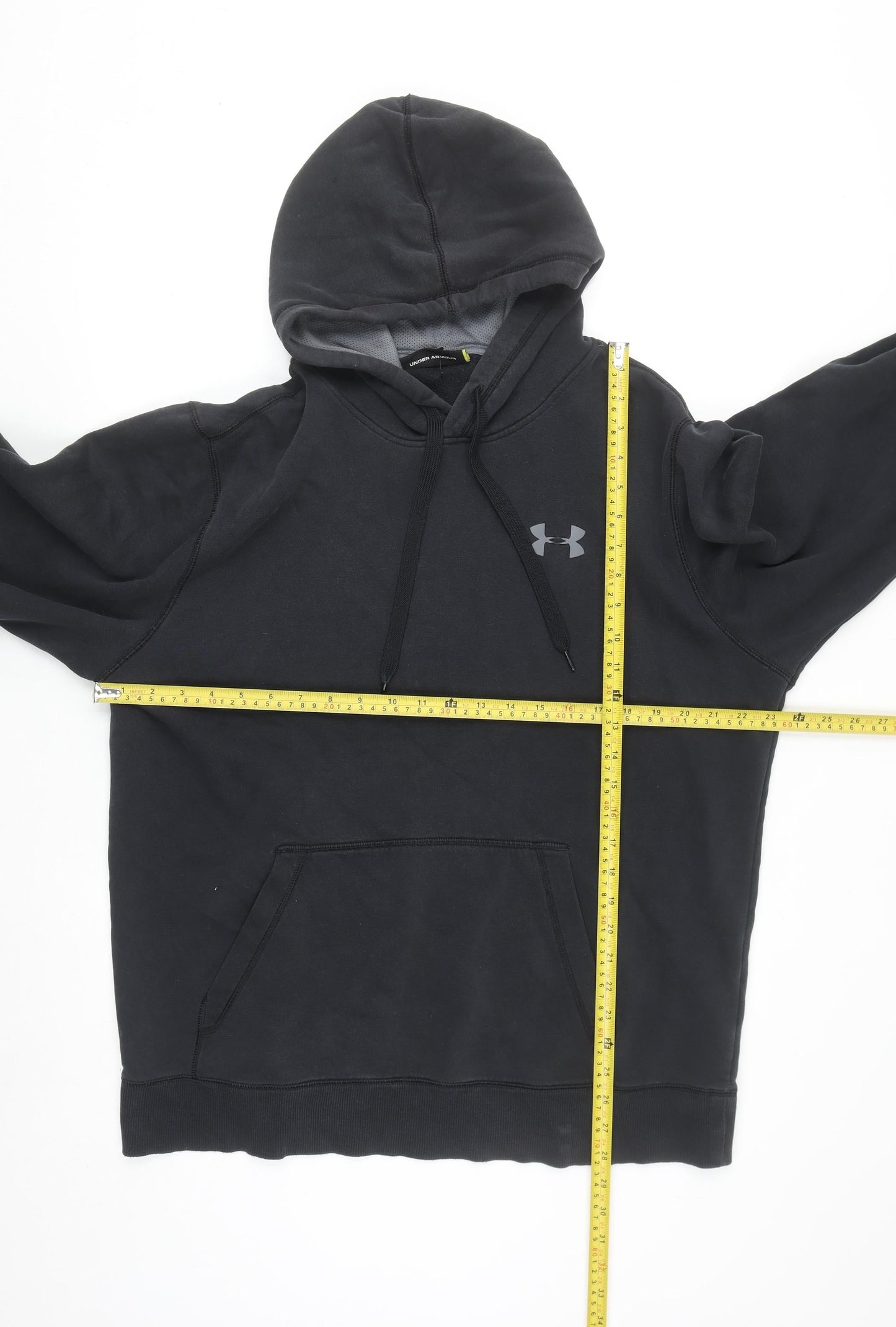 Under Armour Men's Black Pullover Hoodie L Relaxed Fit Sportswear
