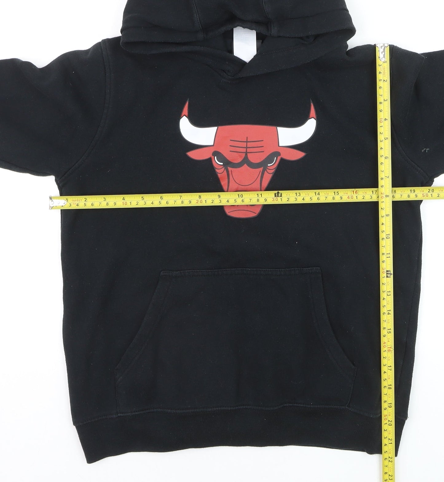 NBA Youth Boys Black Hoodie 14-16 Years Pullover Cotton Blend