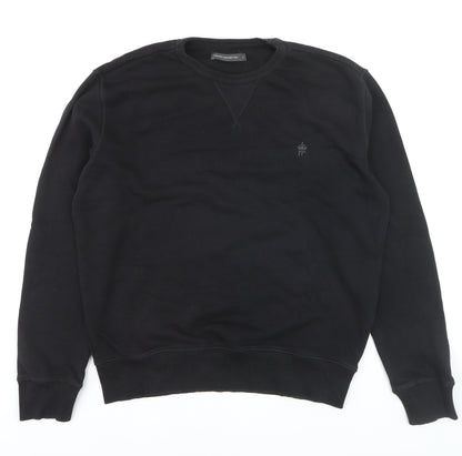 Additional front view of French Connection Men’s Black Cotton jumper M