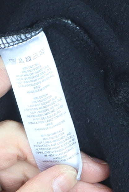 Brand and care label for French Connection Men’s Black Cotton jumper M