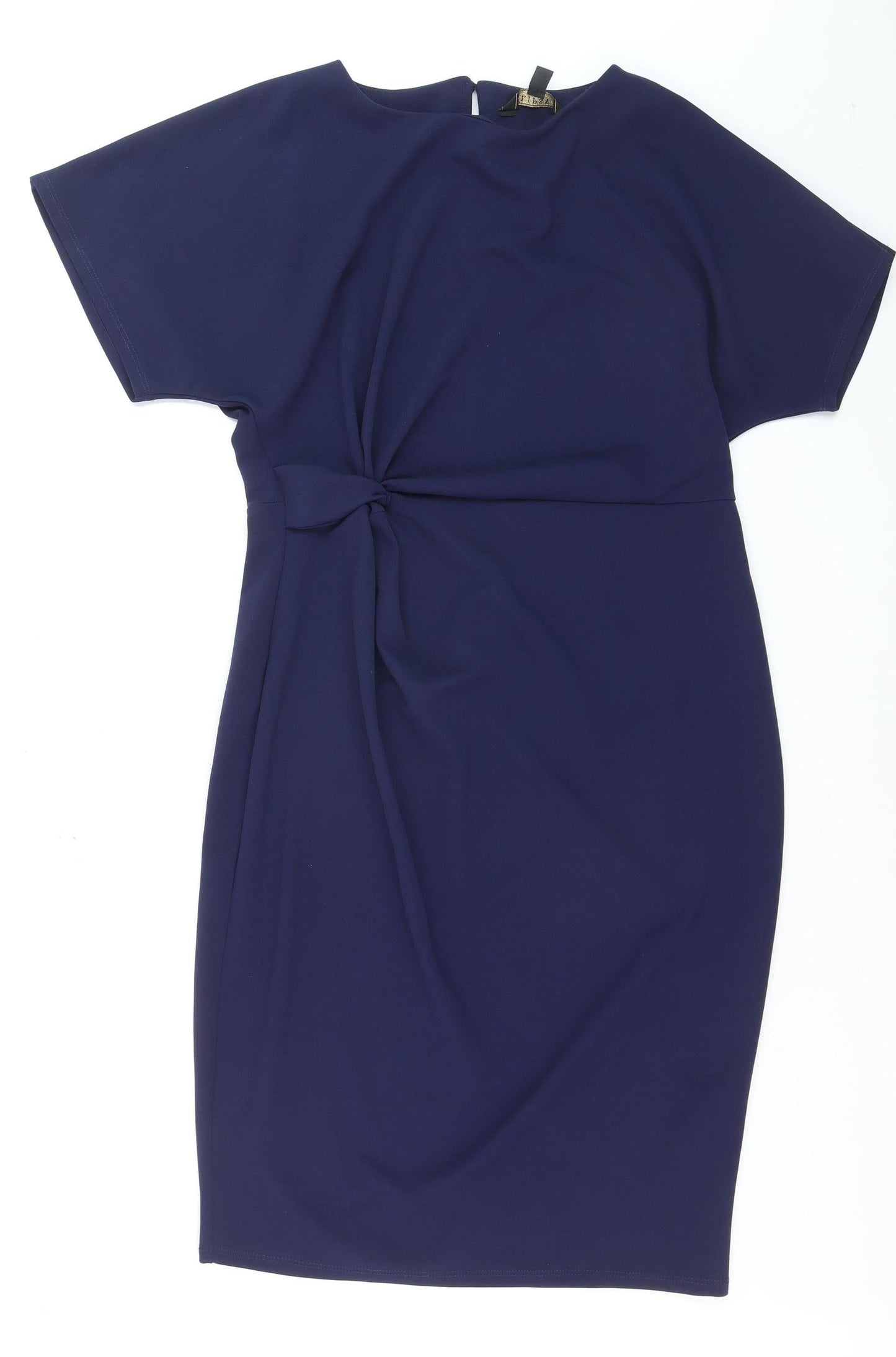 Lipsy Women’s Blue Sheath Knee Length Dress Size 16