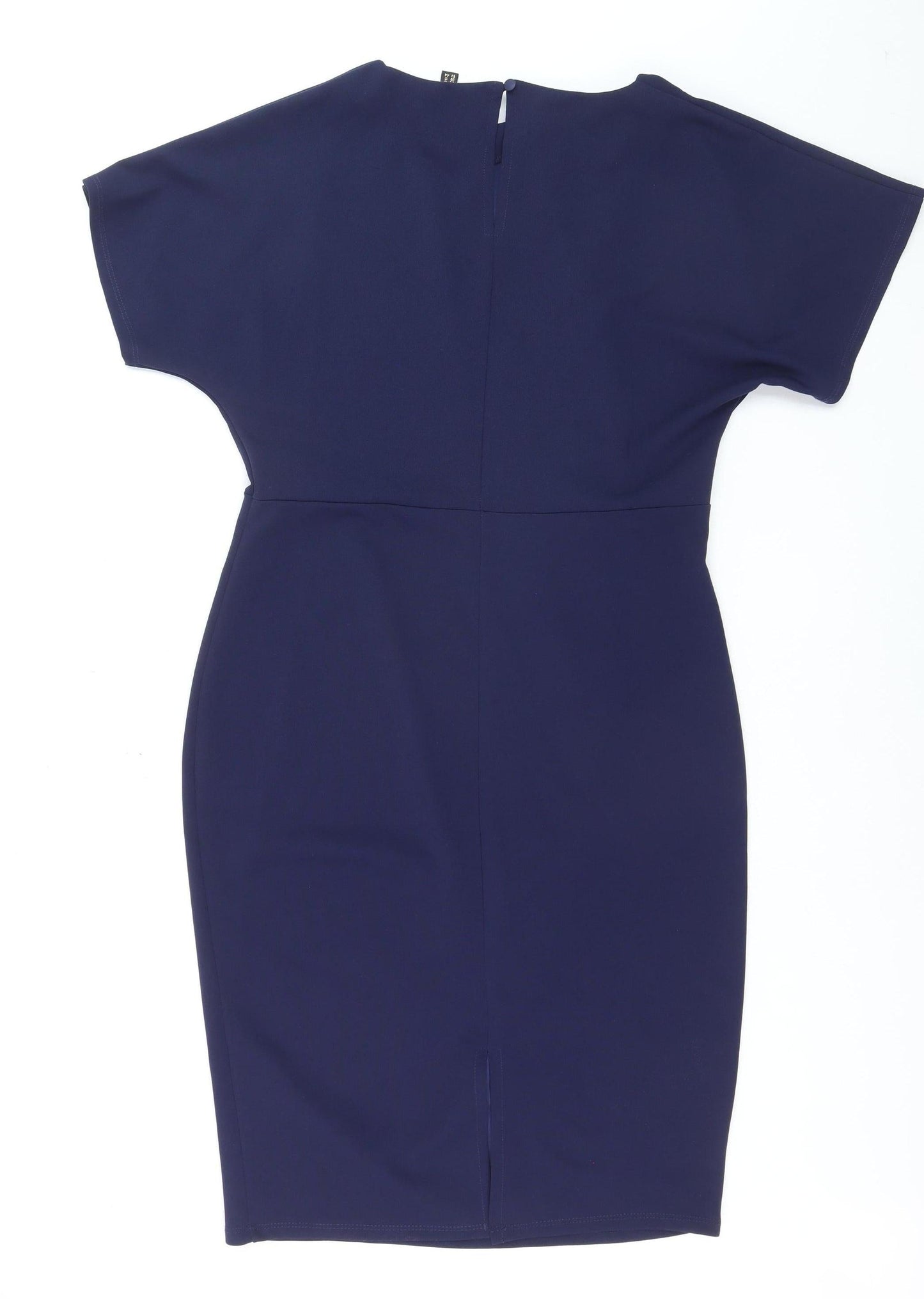 Lipsy Women’s Blue Sheath Knee Length Dress Size 16