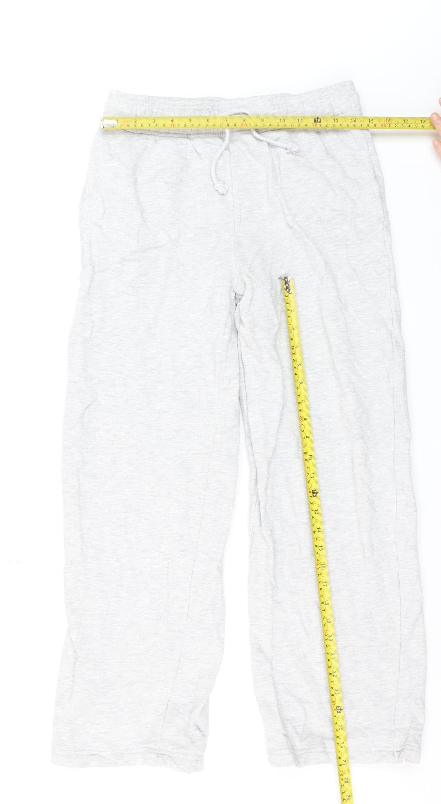 Collusion Womens Grey Jogger Trousers Size 8 Cotton Blend