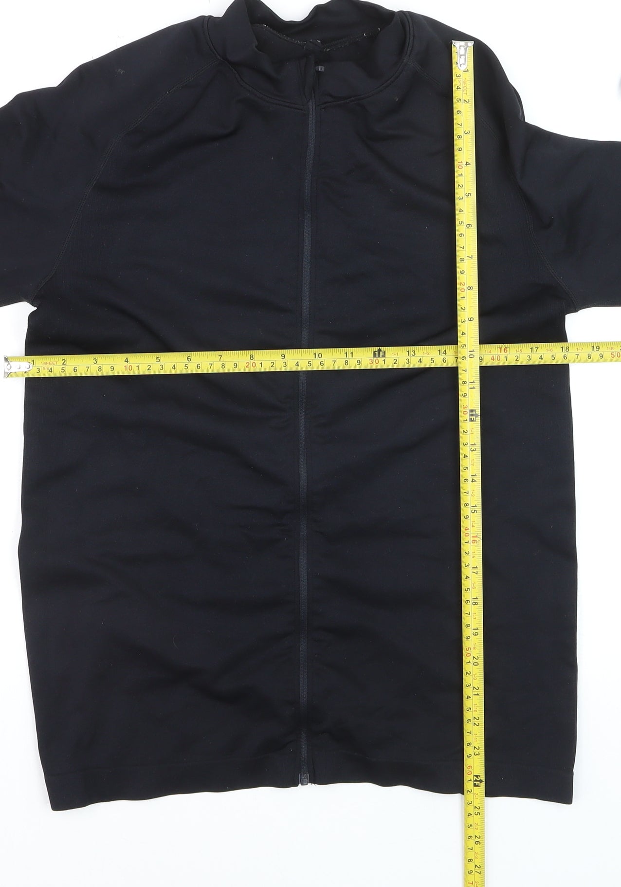 Primark Women Black XL Full Zip Stretch Track Jacket