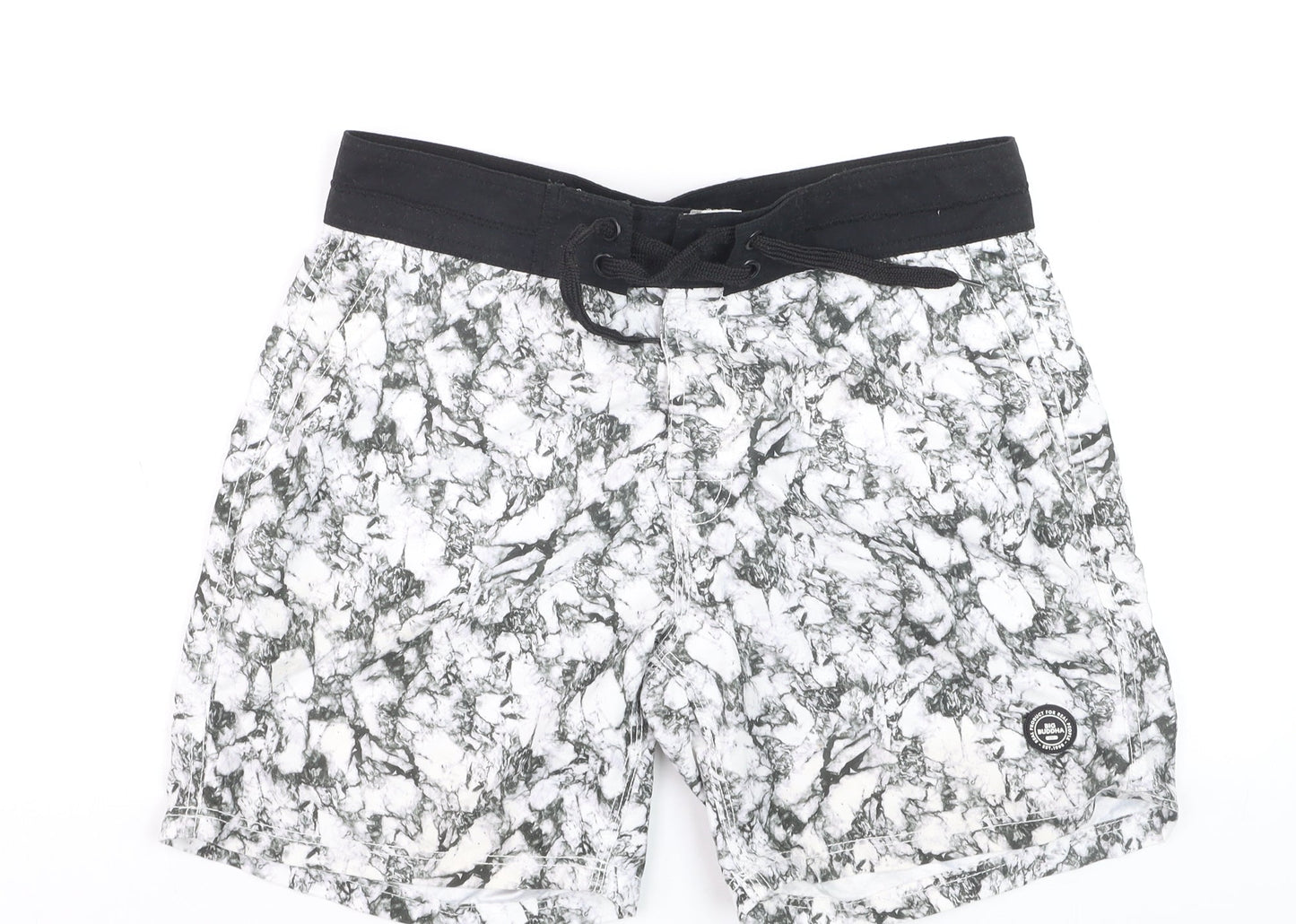 Big Buddha Men's Multicoloured Slim Fit Beach Shorts Size M