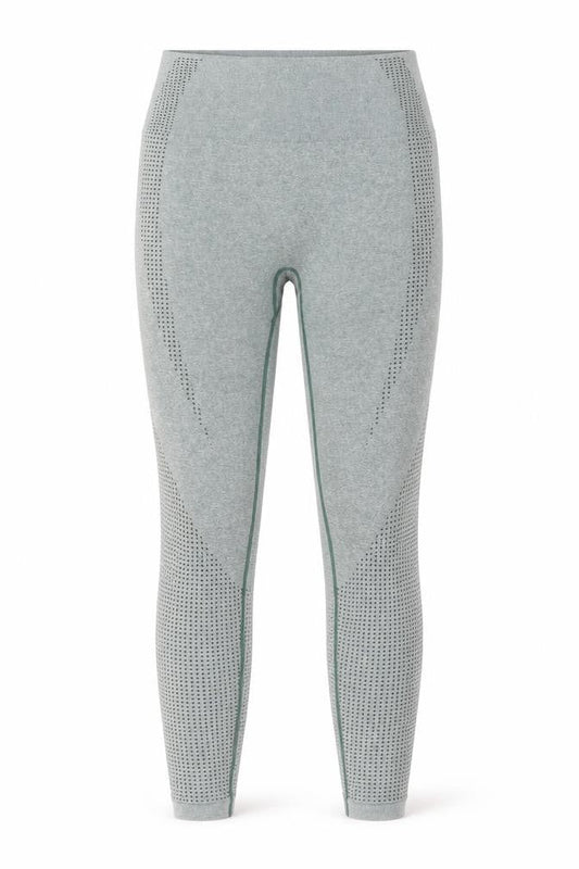 Dunnes Women Green Seamless Leggings L Gym Training