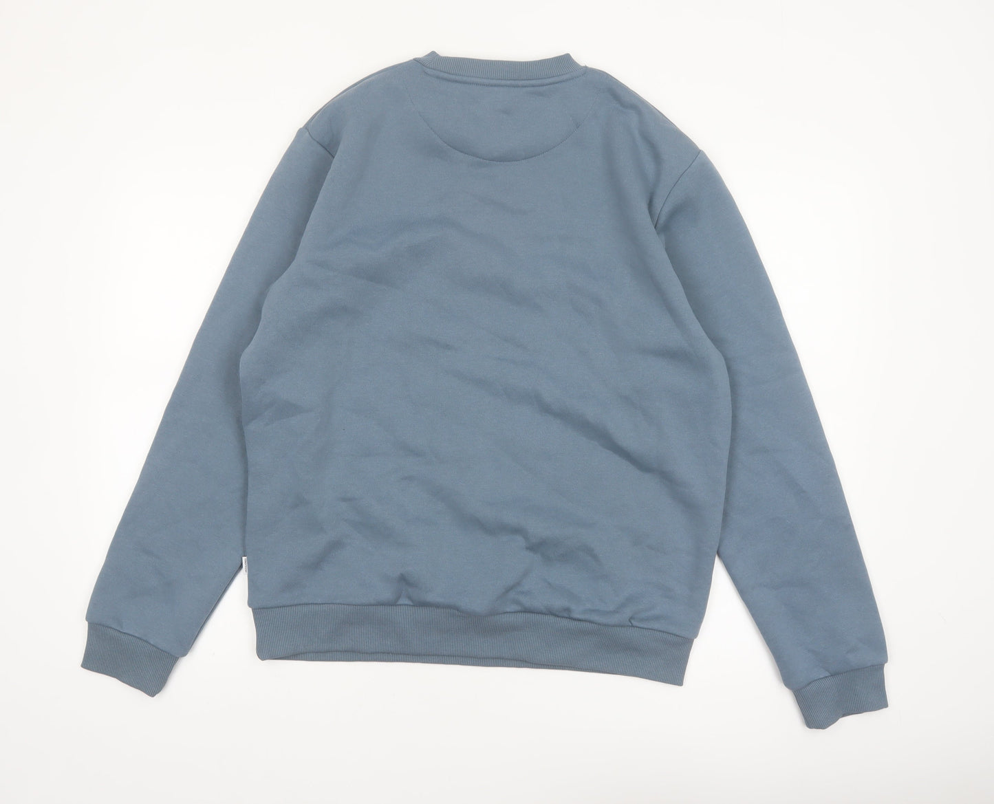 Jack & Jones Men’s Blue Crew Neck Pullover Sweatshirt Size M