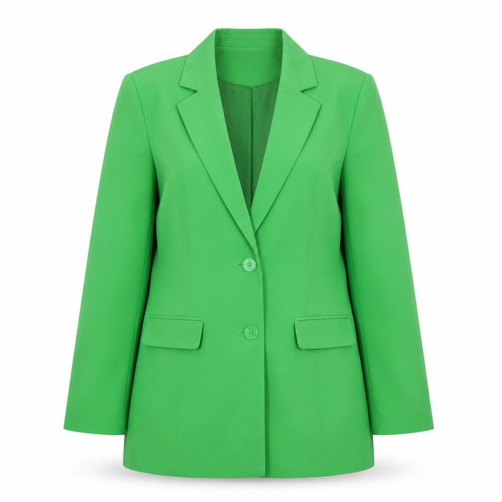 ONLY Women’s Green Tailored Longline Blazer Jacket Size 8