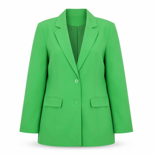 Only Women’s Green Tailored Longline Blazer Jacket Size 8