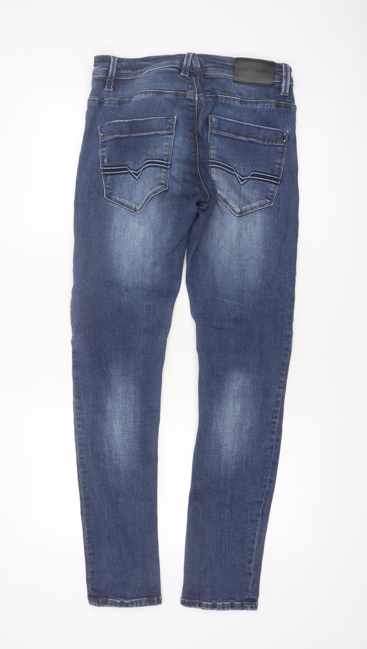 Redefined Rebel Men's Blue Slim Fit Denim Jeans 30R Medium Wash