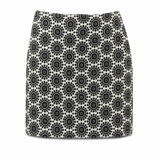Marks & Spencer Women's Black Geometric Pencil Skirt Size 10