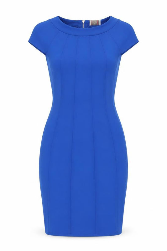 Almari Women's Blue Bodycon Knee Length Dress Size 10