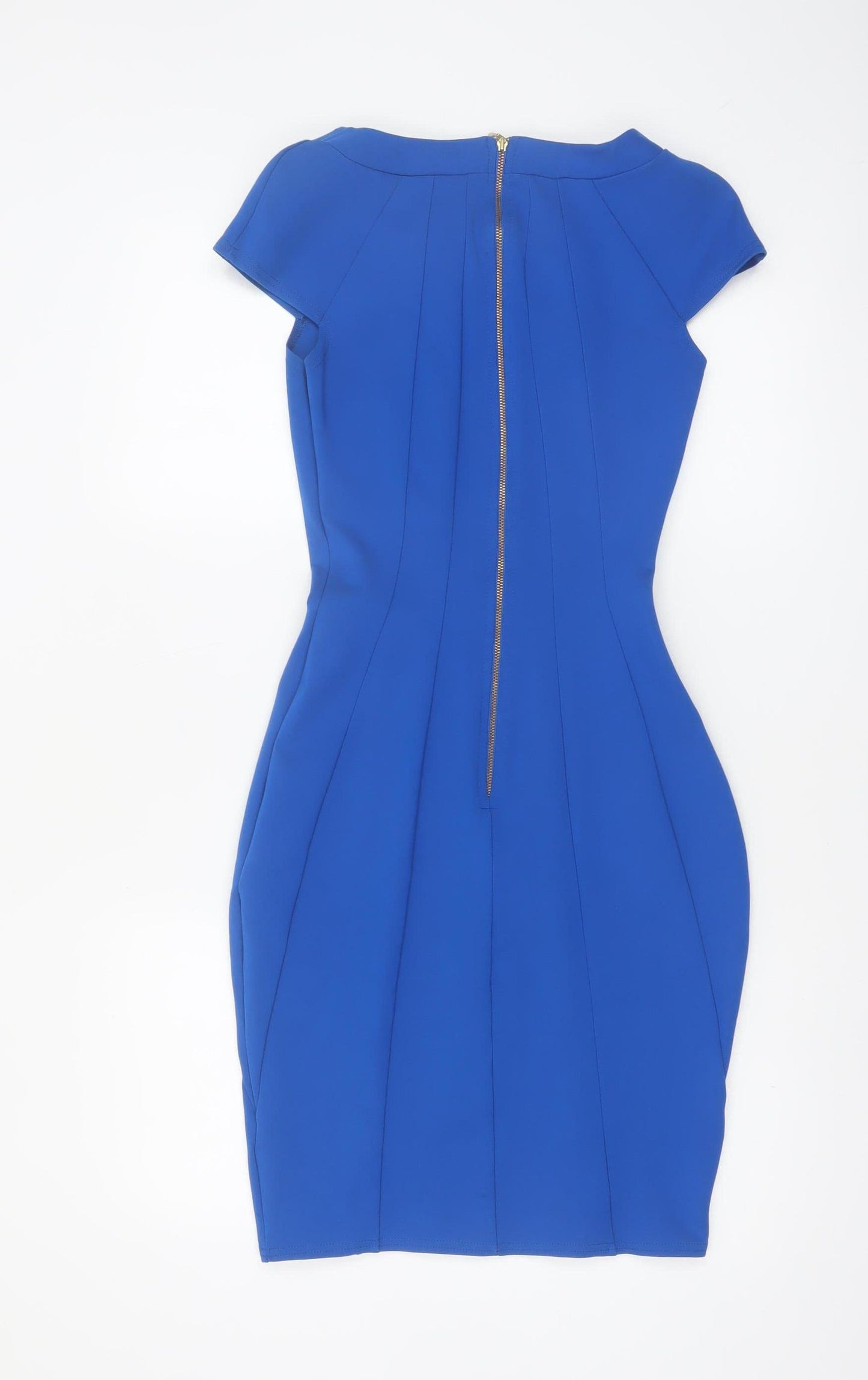 Almari Women's Blue Bodycon Knee Length Dress Size 10