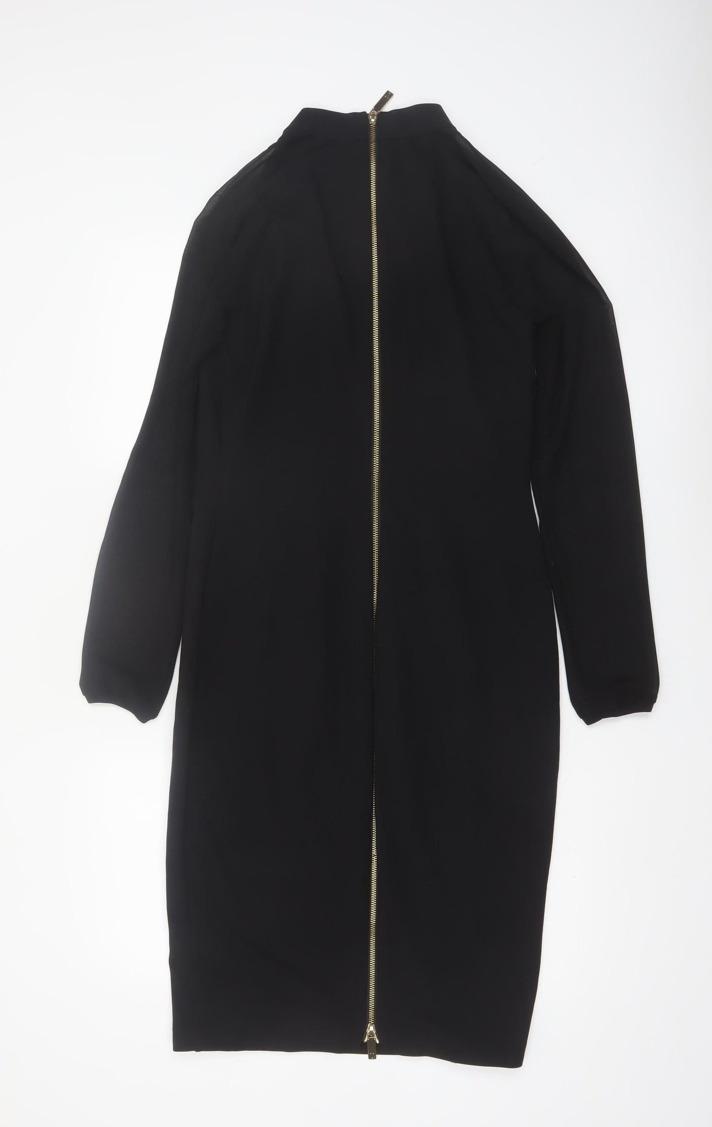 Ted Baker Women’s Black Size 12 Bodycon Knee Length Dress
