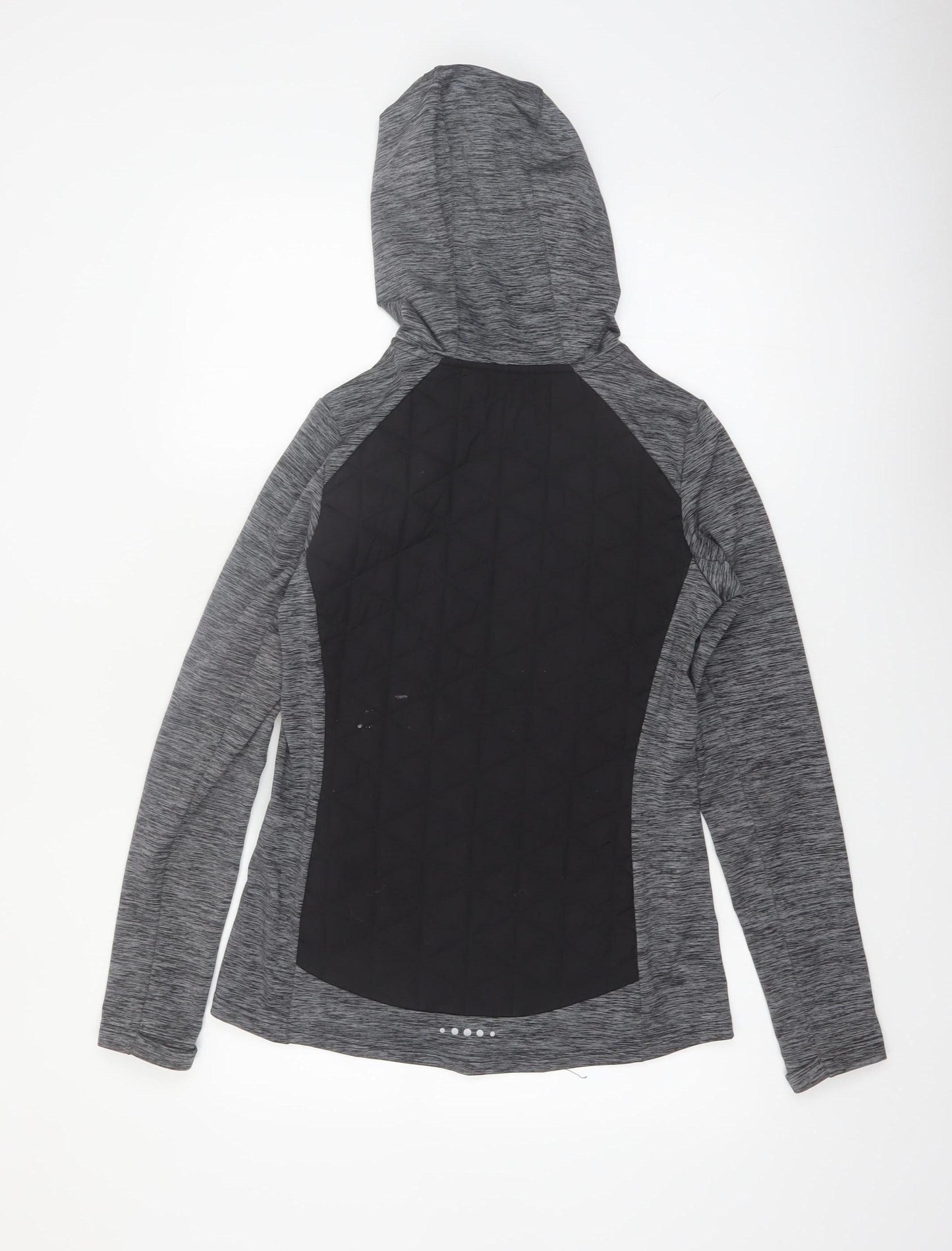 Dunnes Stores Performance Sport Women's Grey Black XS Full Zip Hoodie