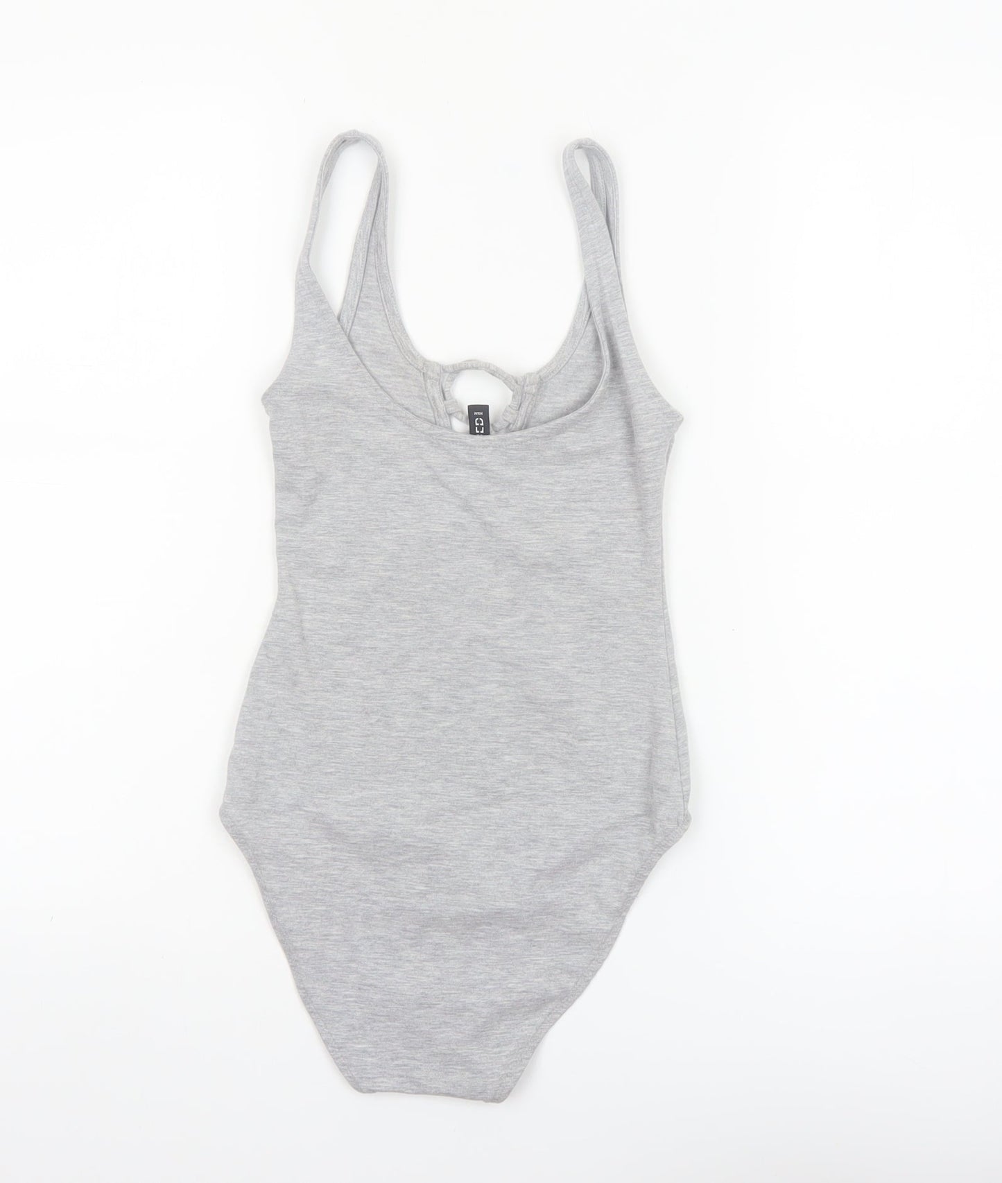 H&M Divided Women's Grey Lace Up Bodysuit XS