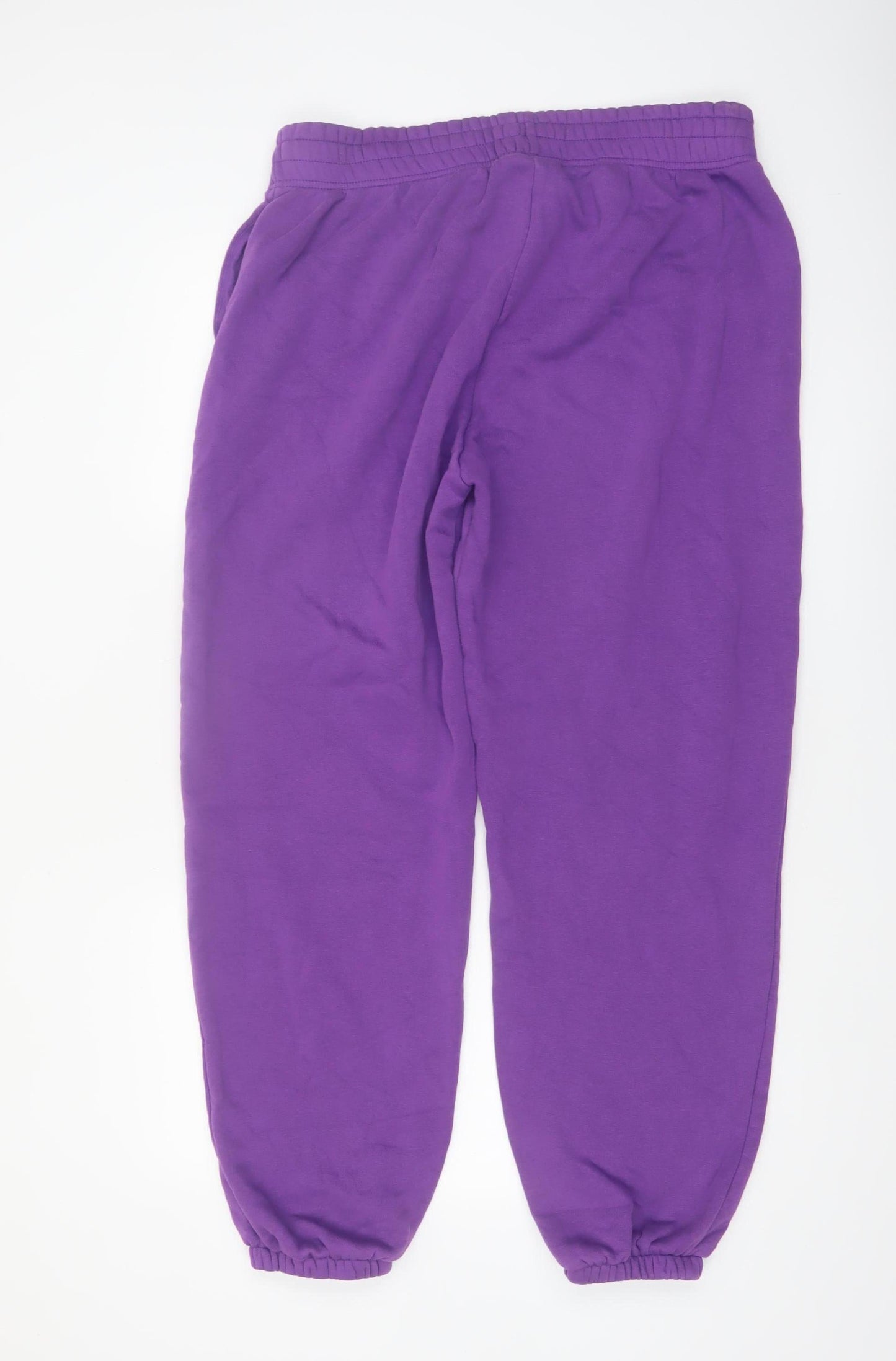 Nike Men's Purple Fleece Sweatpants L Regular Fit Logo Casual