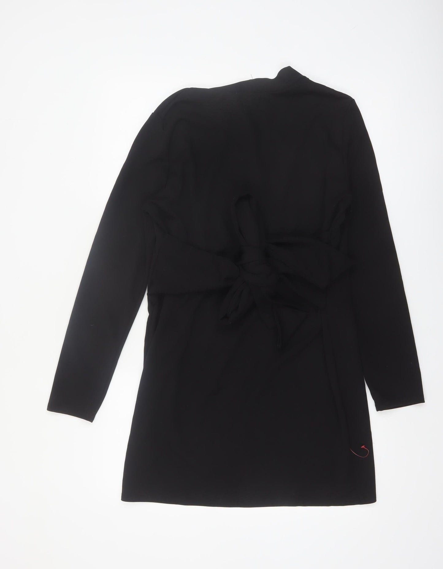 ASOS Design Women’s Black Wrap Dress Long Sleeve Size 18