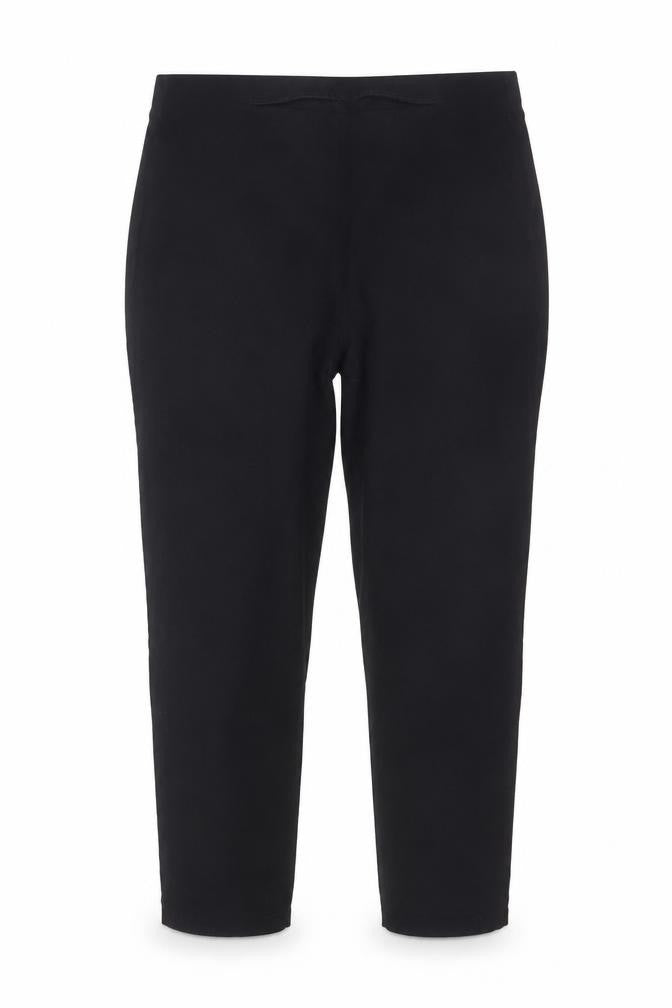 Dunnes Women Black L Stretch Slim Leg Jersey Trousers