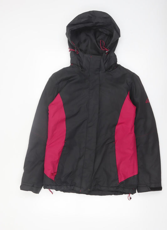 McKinley Womens Black XS Waterproof Hooded Ski Jacket