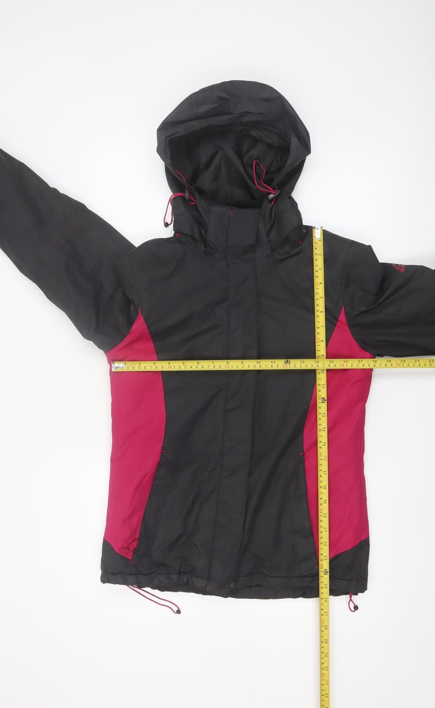 McKinley Womens Black XS Waterproof Hooded Ski Jacket