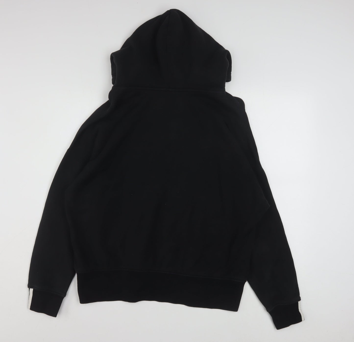 Adidas Women Black Size 14 Pullover Hoodie Cotton Blend Casual