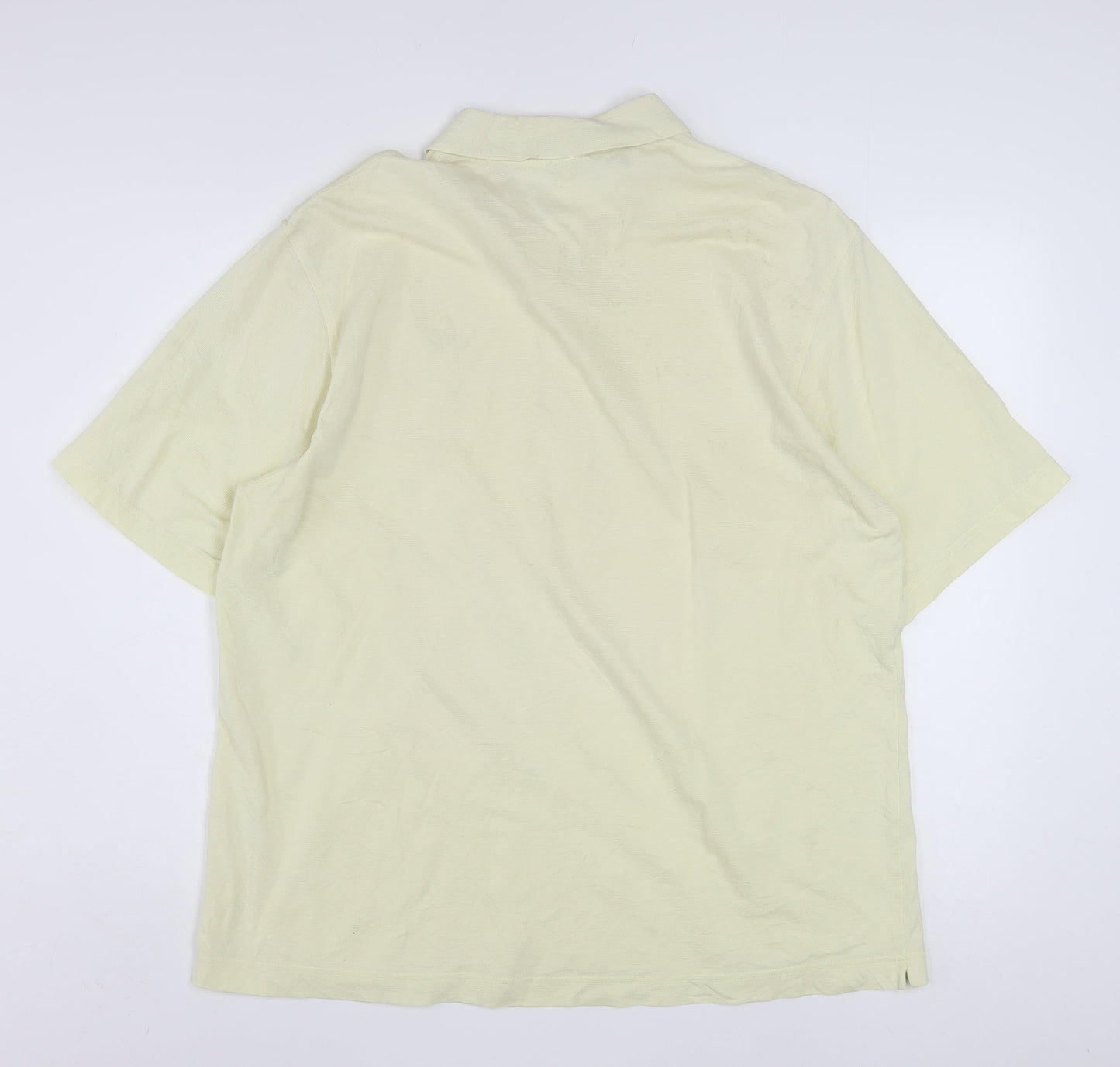 Lacoste Men’s Beige Short Sleeve Cotton Polo Shirt Size XL