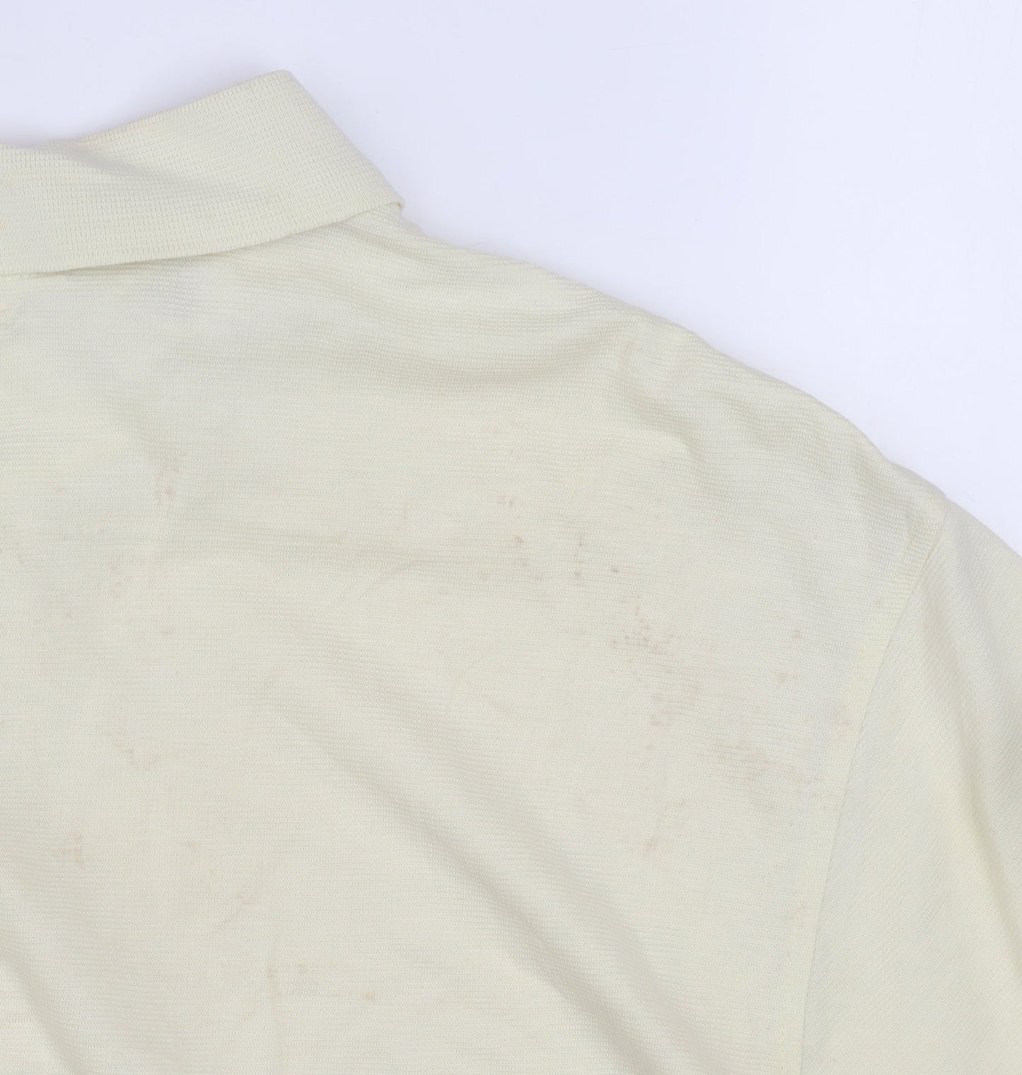 Lacoste Men’s Beige Short Sleeve Cotton Polo Shirt Size XL