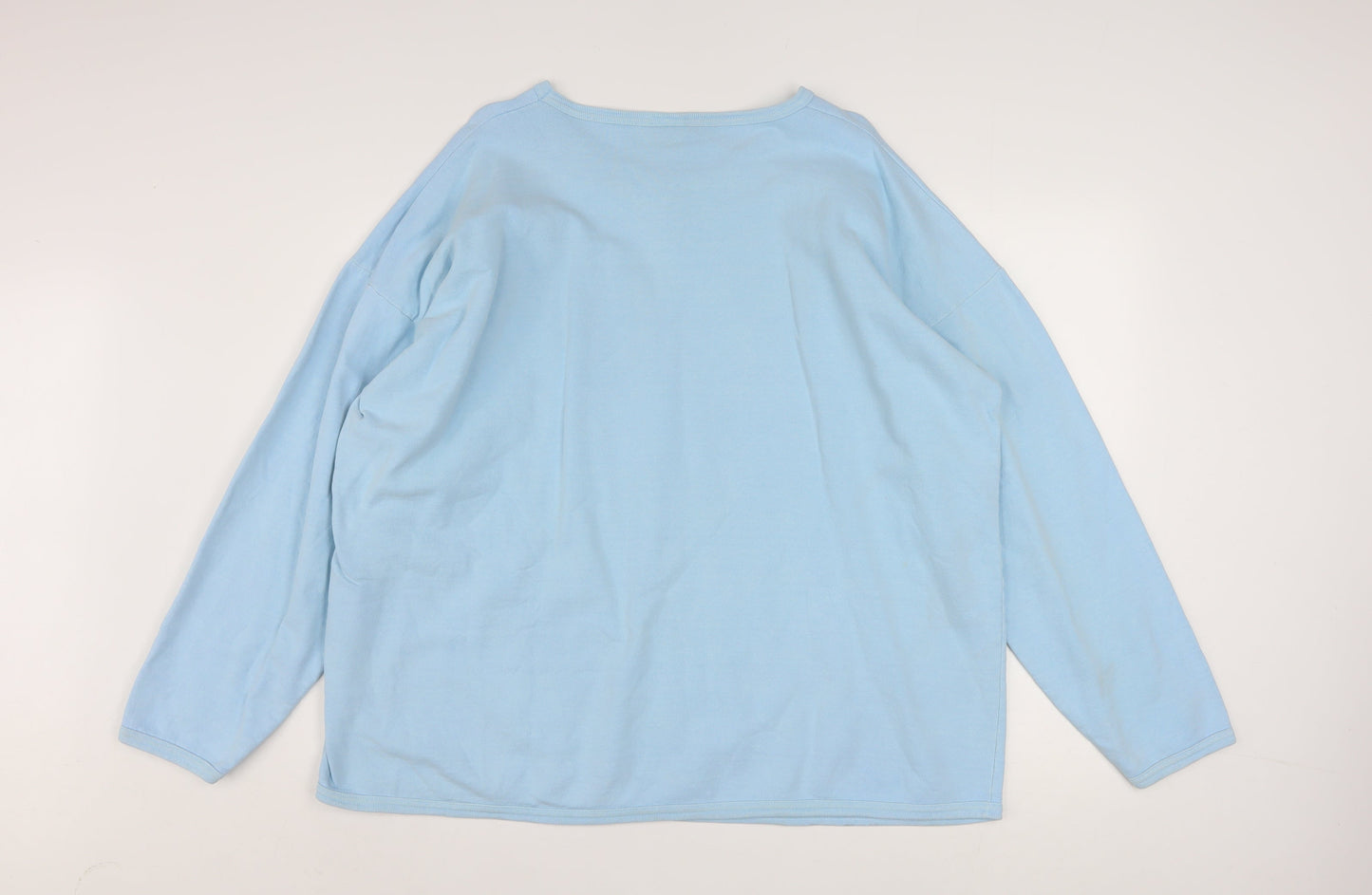 Lakeshirts Women Blue XL Pullover Sweatshirt Crew Neck Casual