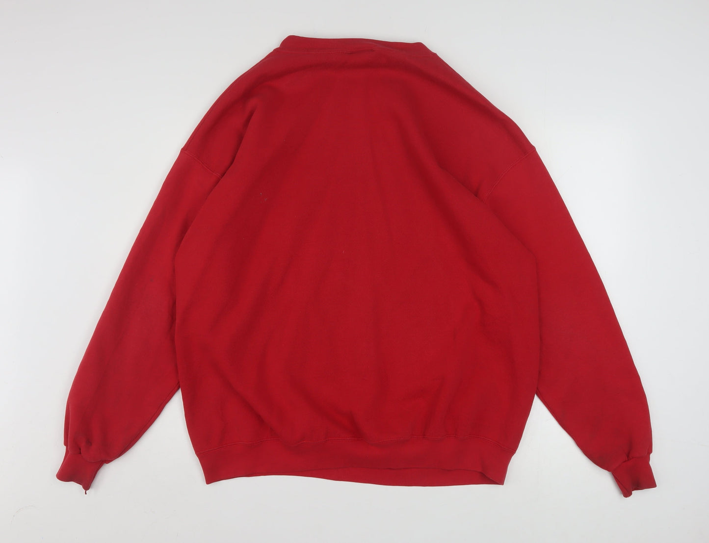 Disney Store Women Red Winnie the Pooh Pullover Sweatshirt XL