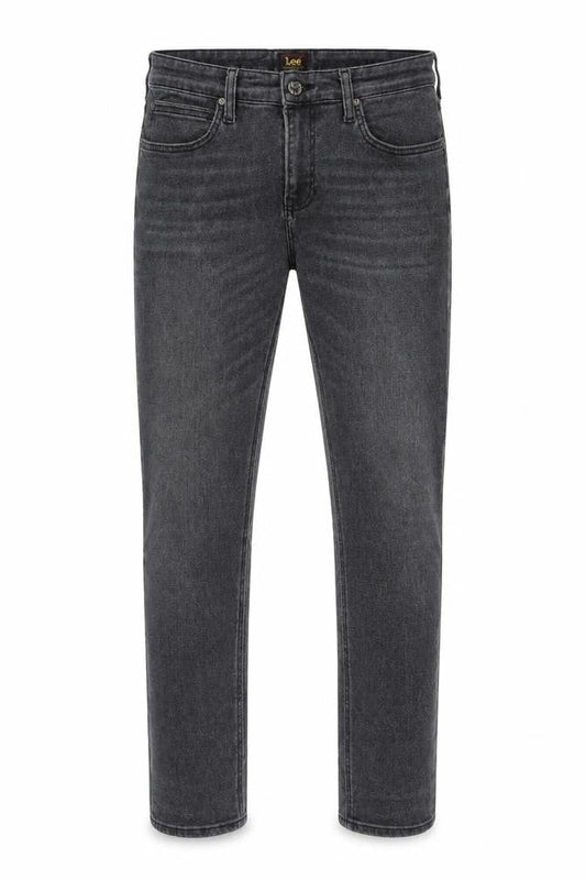 Lee Men’s Grey Malone Slim Fit Jeans W31 L30 Mid Rise Denim