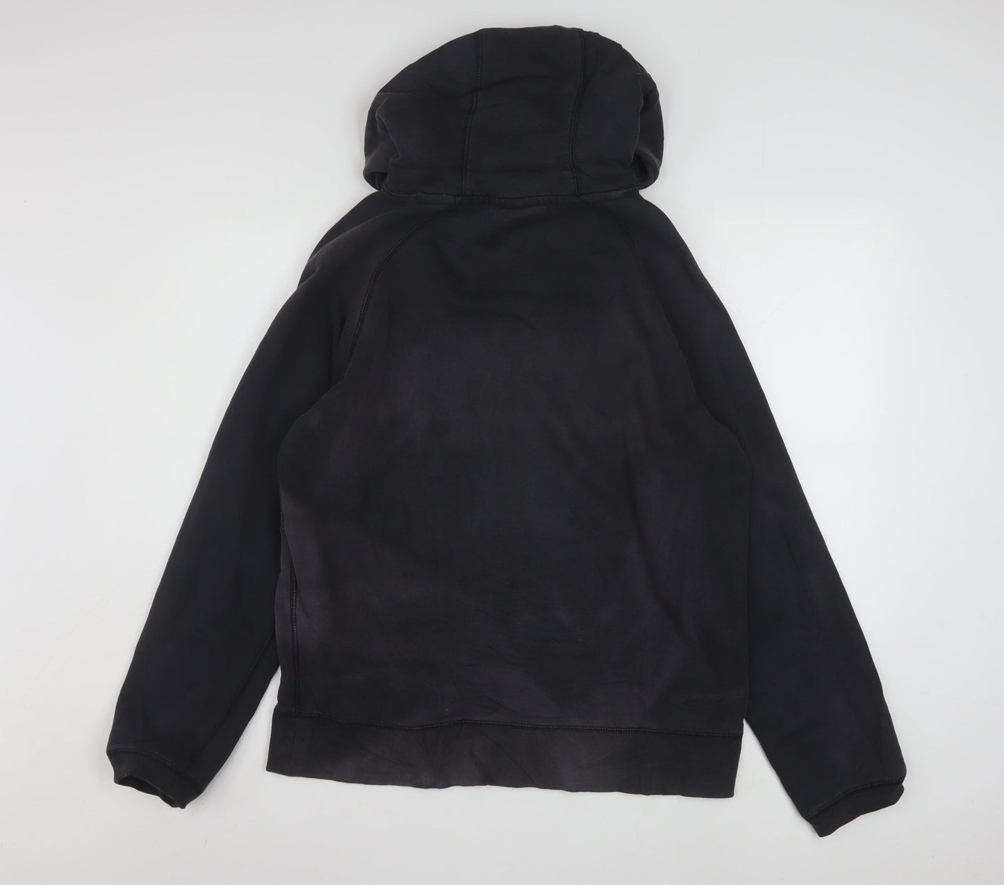Nike Men's Black Pullover Hoodie Size M Logo Fleece Sweatshirt