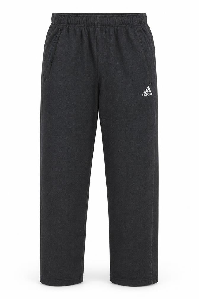 Adidas Men's Grey M Sweatpants Regular Fit Activewear Trousers