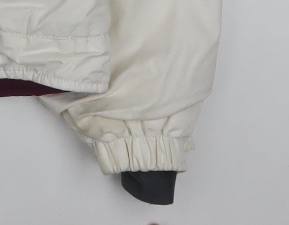 Columbia Women's Cream Hooded Puffer Jacket L Waterproof Winter Coat