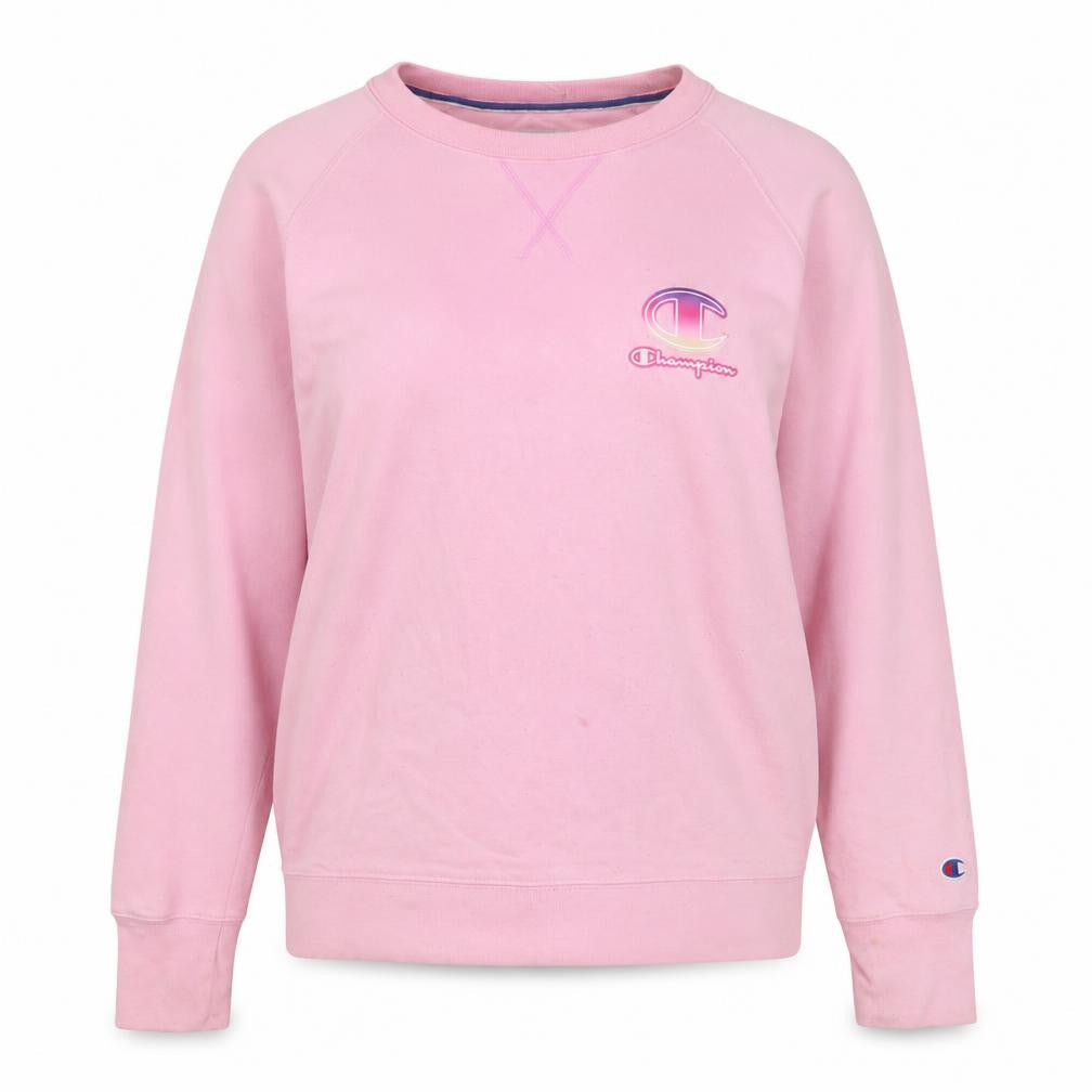 Champion Women's Pink Crew Neck Pullover Sweatshirt Size M