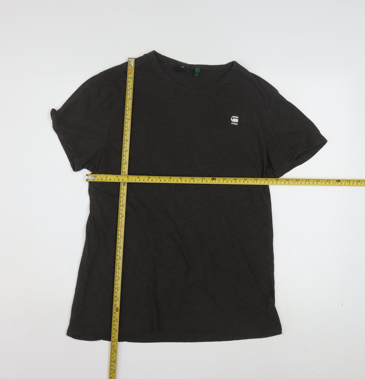 G-Star Raw Mens Black XL Crew Neck Cotton Blend T-Shirt