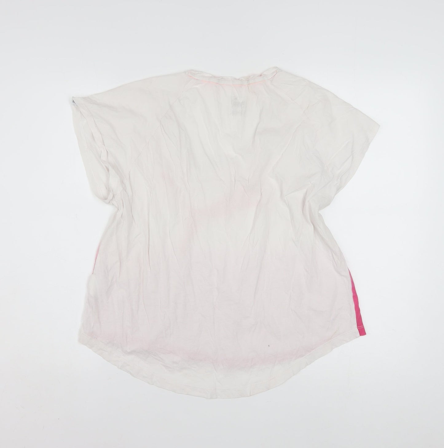 Puma Women’s Pink Gradient Cotton T-Shirt Size 14 Short Sleeve