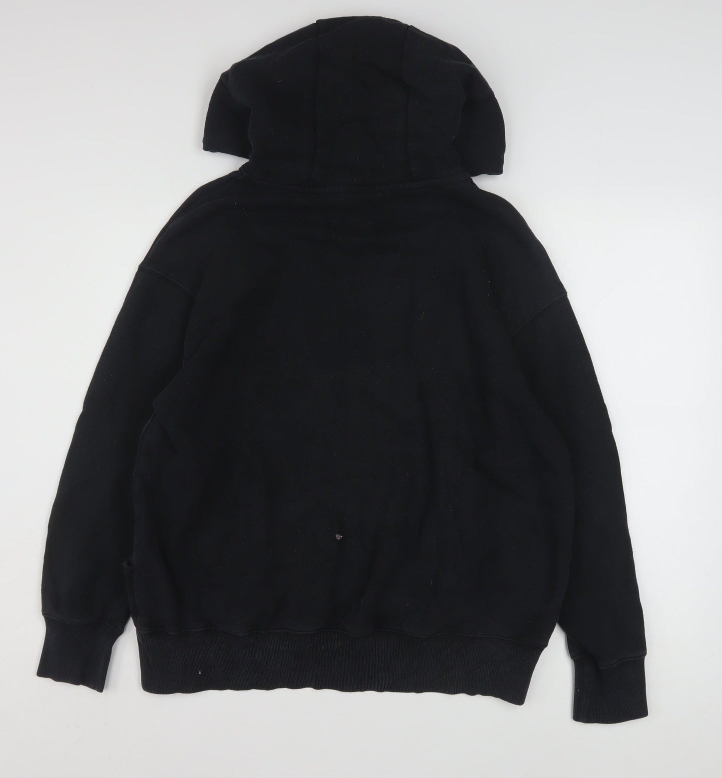 Nike Mens Black Small Pullover Hoodie Cotton Blend Sportswear