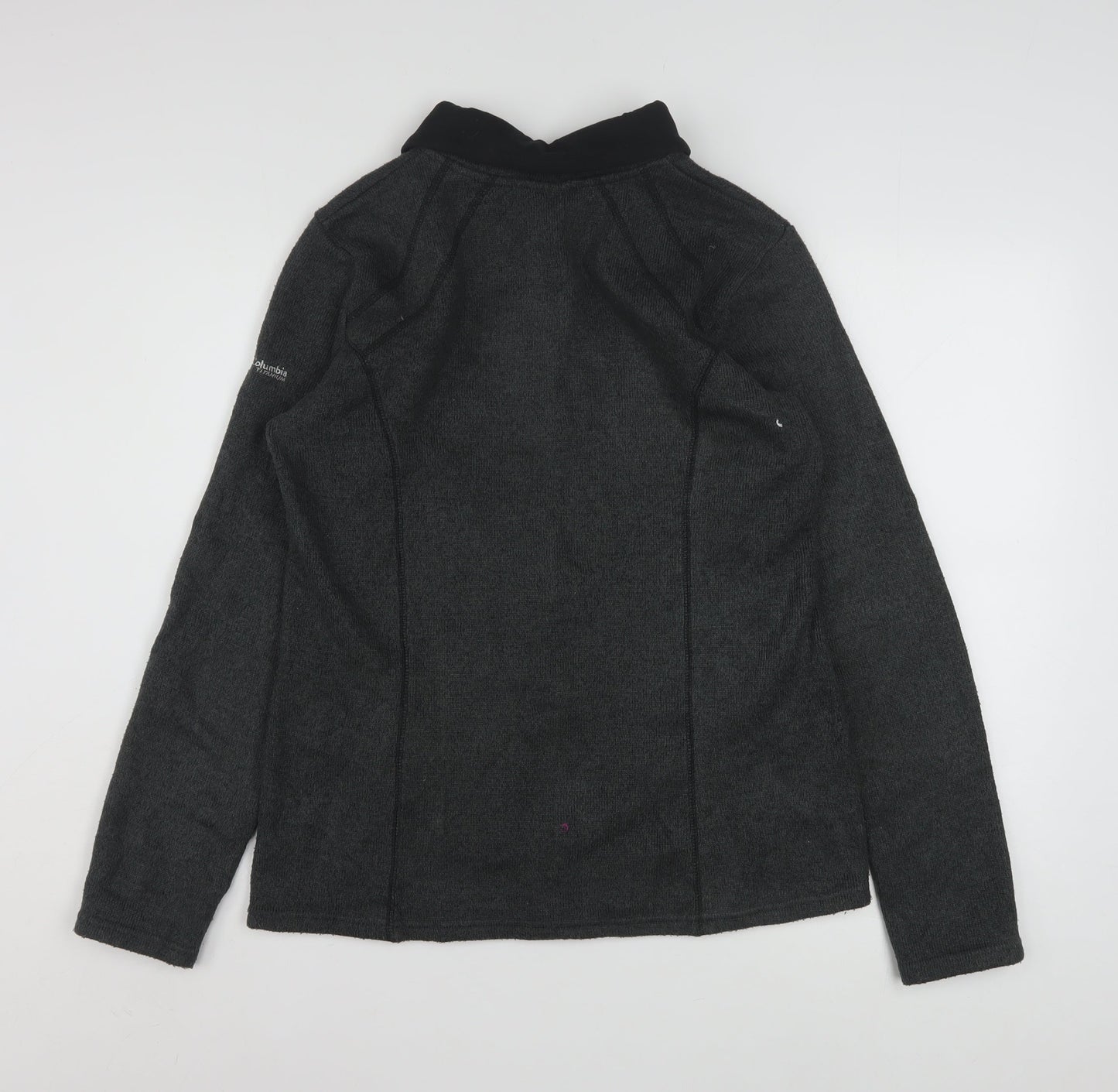 Columbia Women's Grey Fleece Full Zip Jacket Size M Outdoor Wear