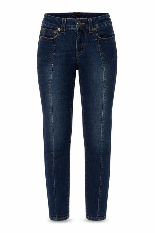 True Religion Women’s Blue Mid Rise Skinny Jeans Size 27 Slim Fit Denim