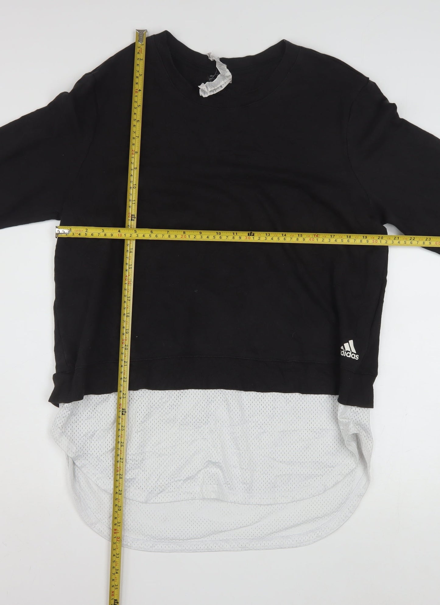 Adidas Women Black XL Sweatshirt Pullover Long Sleeve Crew Neck Casual