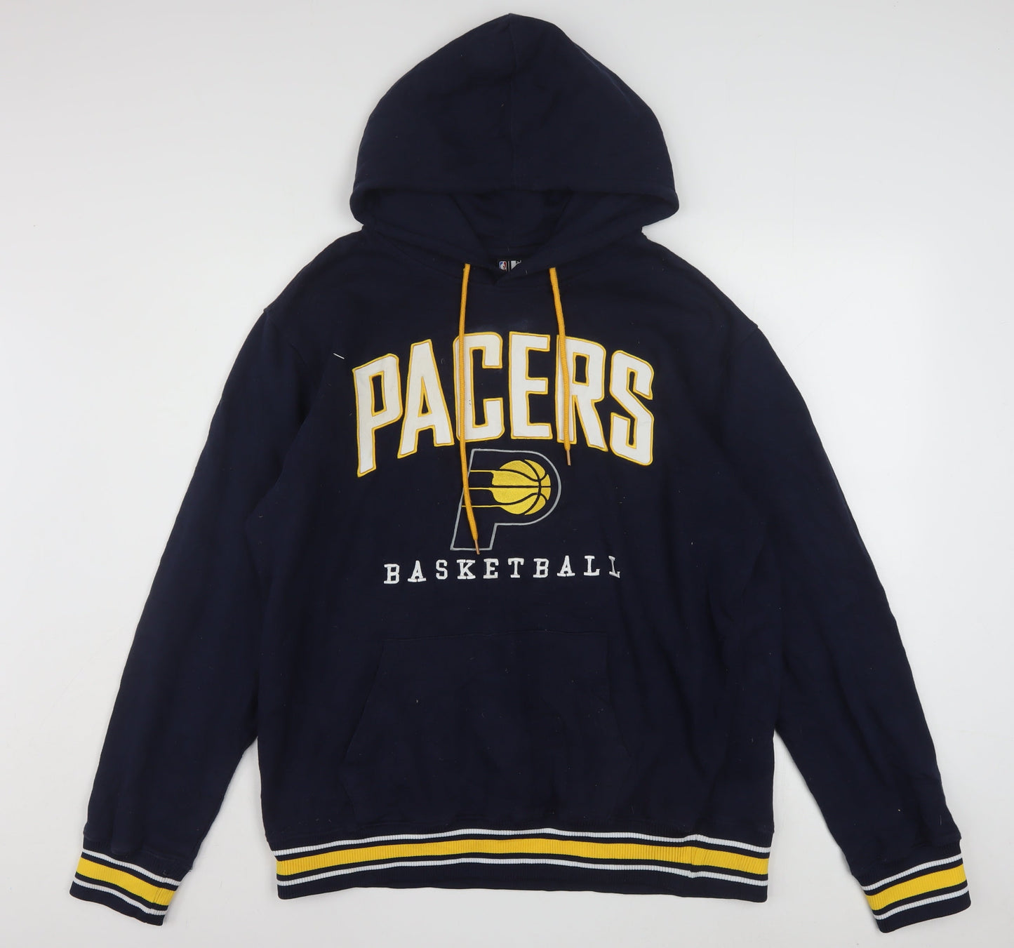 NBA Pacers Men’s Blue Pullover Hoodie Large Fleece Sportswear
